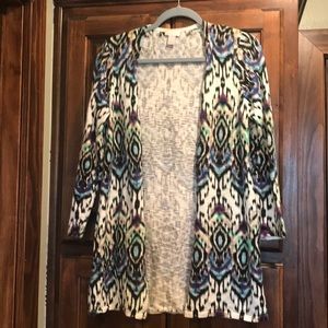 Women’s cardigan sweater.   Multicolor